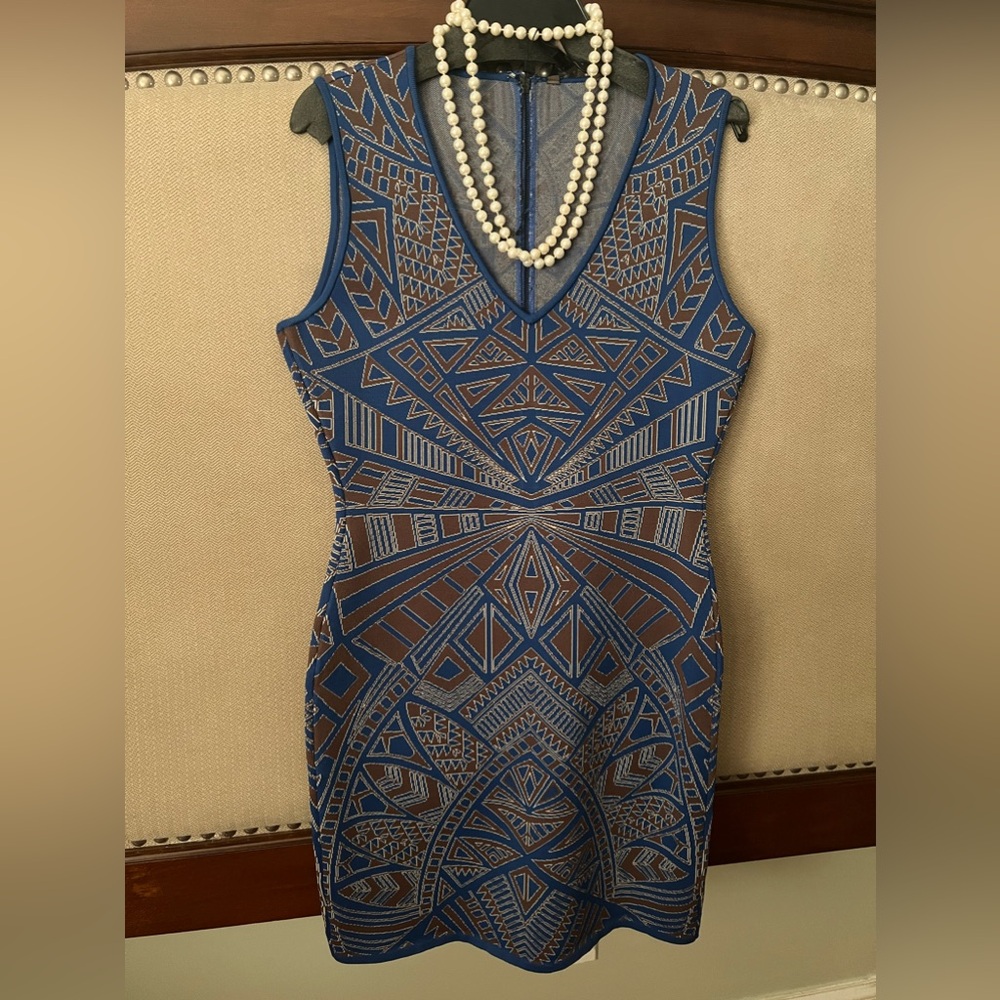 BCBG Multi Color Mini Dress - Picture 2 of 4